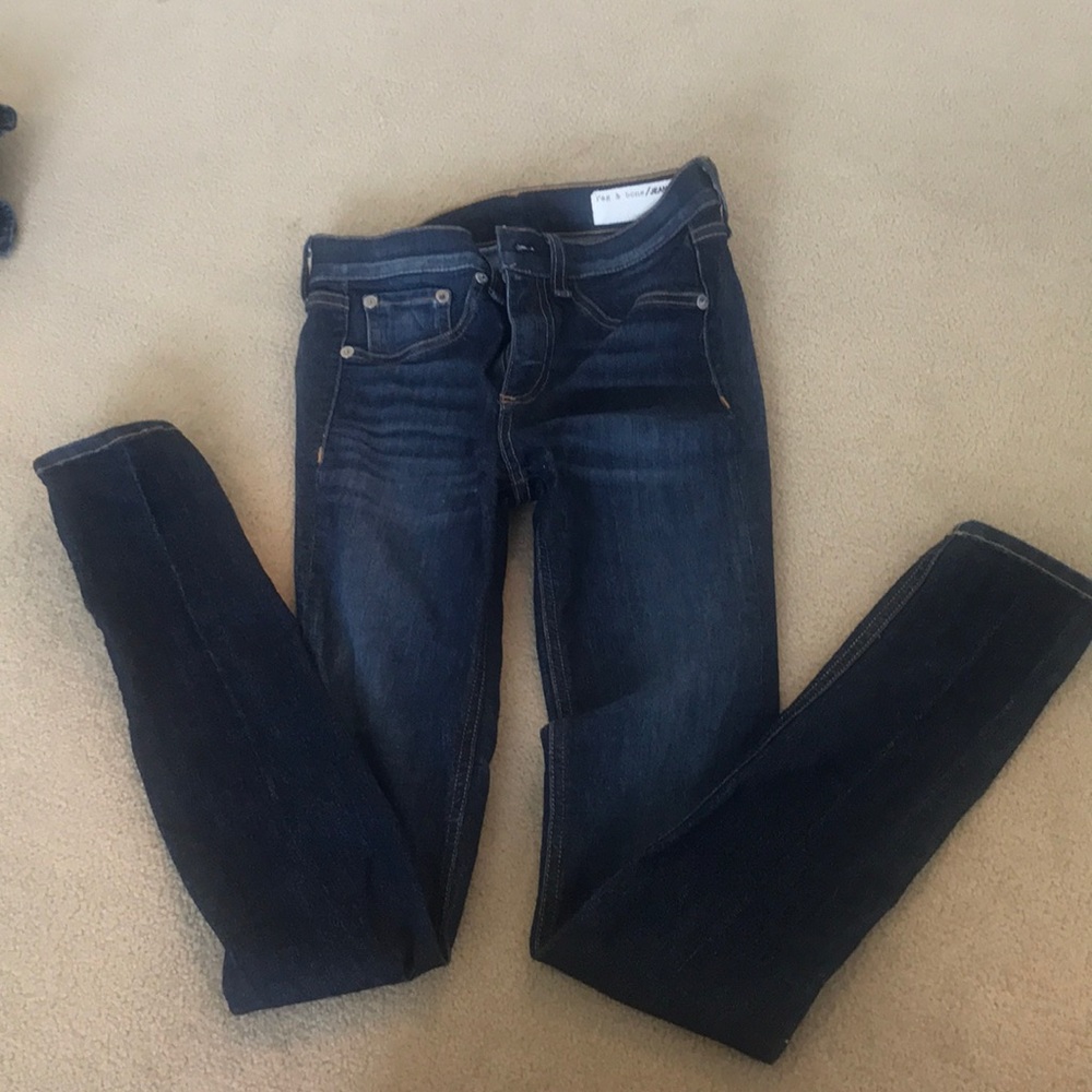 Rag and bone 10 inch skinny jeans